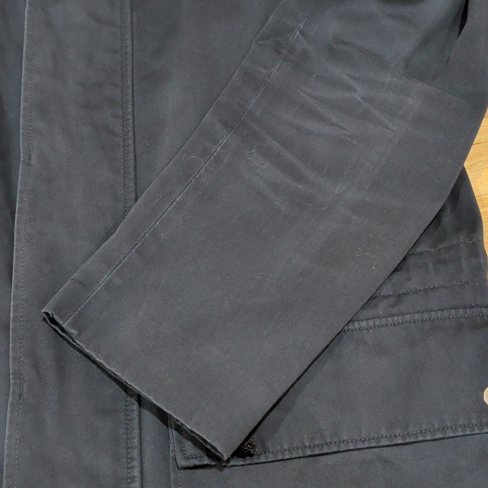 Sandro Men's Black Hooded Parka Jacket - Picture 9 of 12